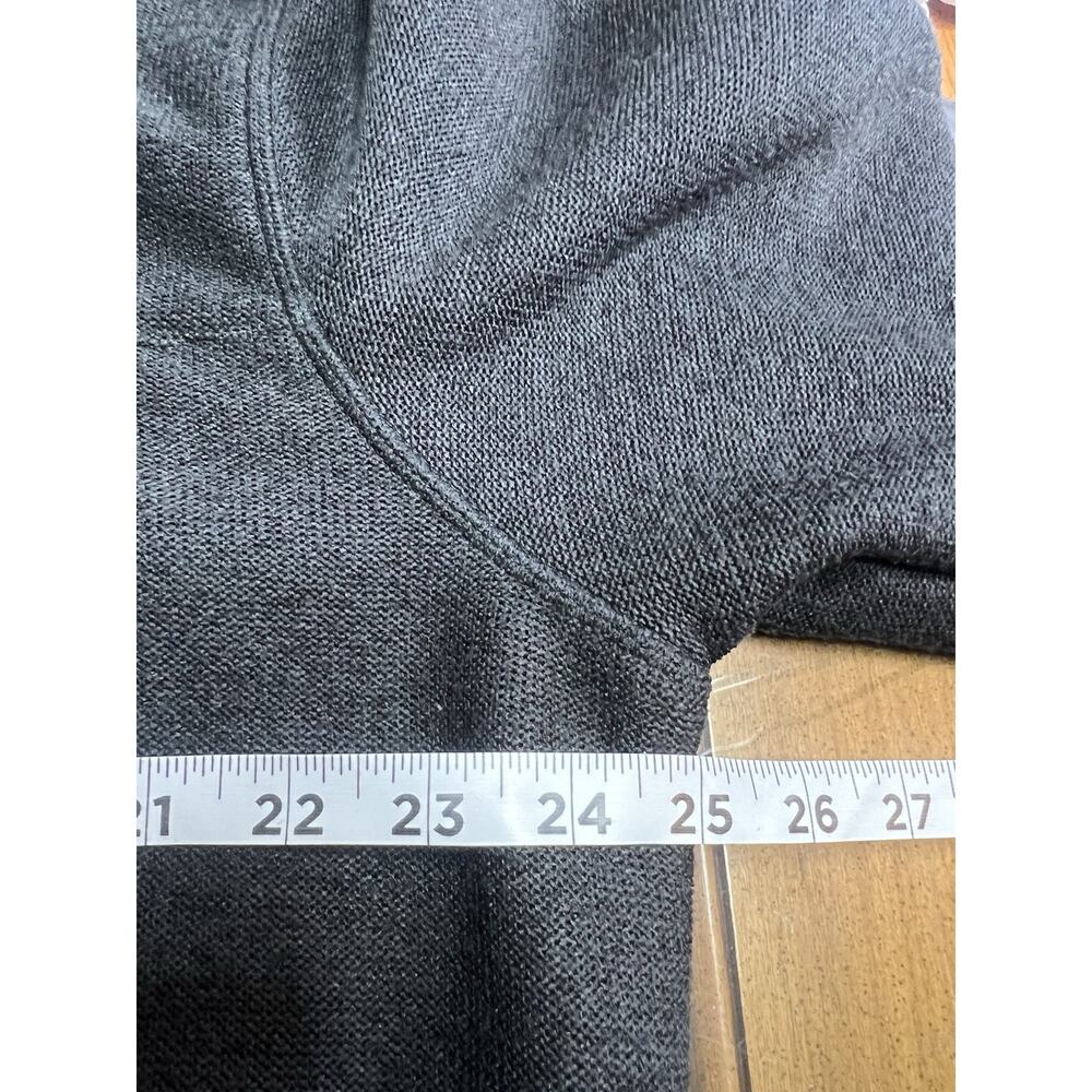 Eddie Bauer Men's Black Sweater Fleece Pullover Size L Pockets Outdoor Wear EUC - Picture 12 of 13